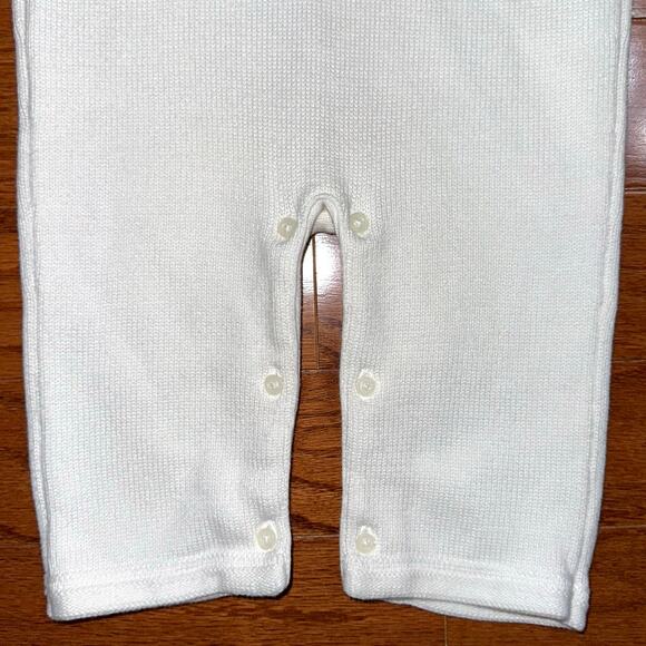 Absorba Baby Collared Sweater ‘Bebe’ Ivory One Piece 6-9M Winter Cozy French - Picture 9 of 13